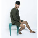 Pure Linen Shorts Set | Khakhi
