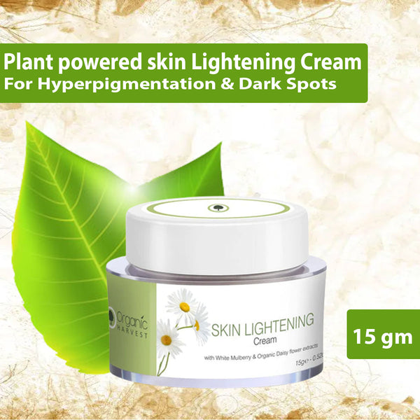Plant Powered Skin Lightening Cream for Hyperpigmentation & Dark Spots, 15gm