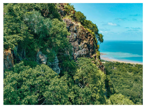 Vue des forêts denses de Mayotte