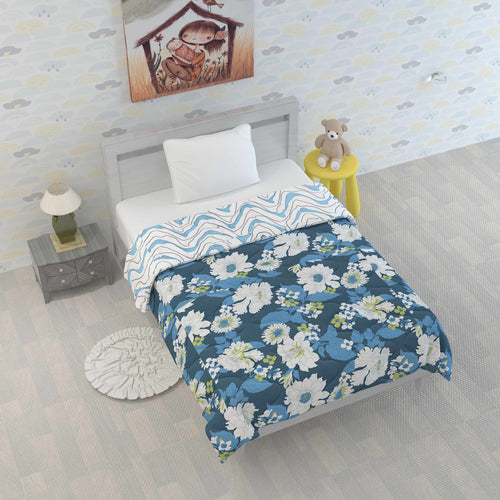 Aesthetic Floral AC Quilt Comforter for Kids