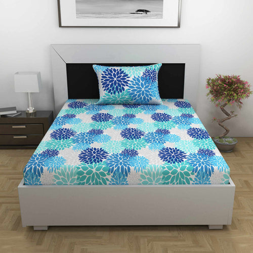 Silhouette leaves Single Bed Bedsheet