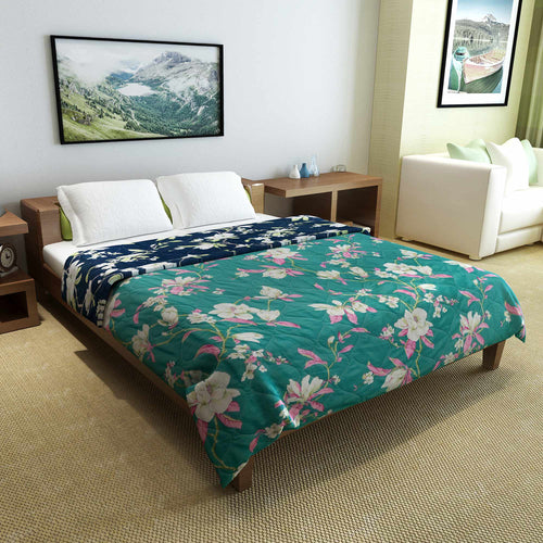 Jacobean Floral Double Bed AC Quilt Comforter
