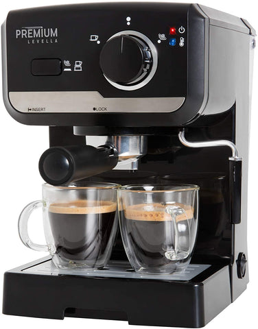 Coffee Steam Machine |  Premium 3-in-1 Steam Coffee Machine for Espresso Cappucino and Latte with 15 Bar Pressure