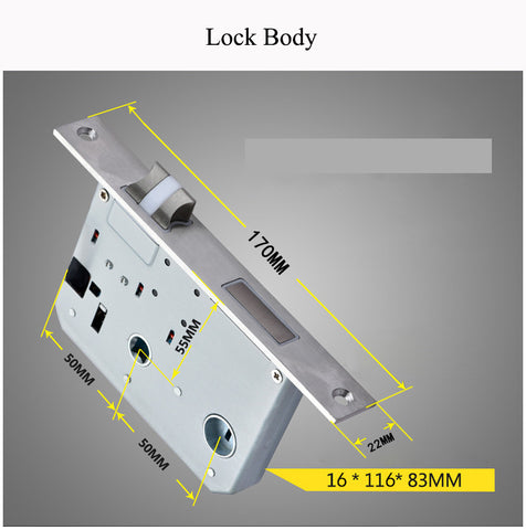 Electronic Digital Smart Door Lock -Keyless - Passcode & Fingerprint Access