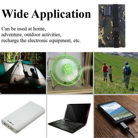 100W Multipurpose Portable Foldable Solar Charger For Outdoor/Indoor