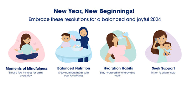 New year resolutions for moms