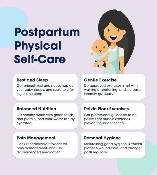 postpartum physical self care