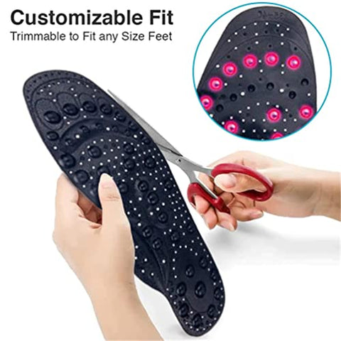 Softsole™ Far infrared Tourmaline Massage lymphatic detox Correction Insoles