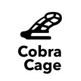 Cobra Cage Logo - Black & White
