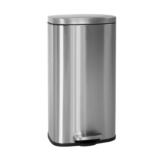  Kitchen Trash Can with Lid, 13 Gallon Automatic Garbage Can for  Bathroom Bedroom Home Office 50 Liter Touch Free High-Capacity Brushed Stainless  Steel Waste Bin : Industrial & Scientific