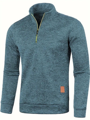 Reid | Zipper Pullover Sweater - Acewonders