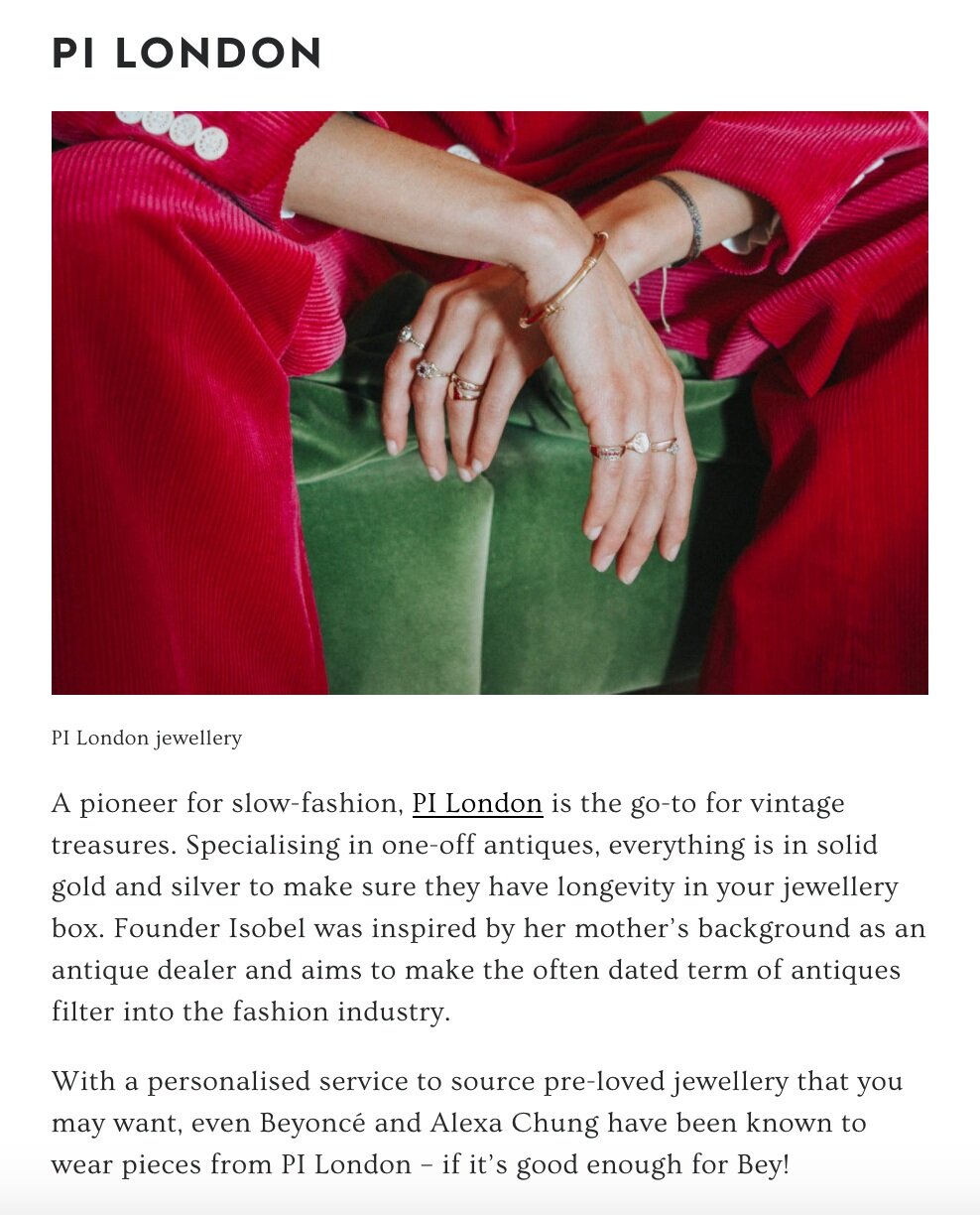 Pi london in stylist loves