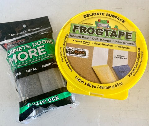 Frog Tape and Rollers for Flawless Taped Off Designs