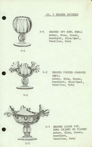 L.G. Wright Beaded glassware documentation