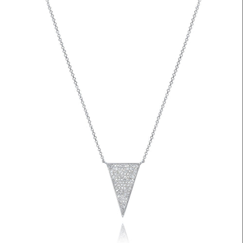 Triangle Diamond Necklace – Caratly