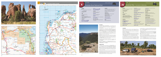 Maps from Hema Maps 4WD Adventures Book