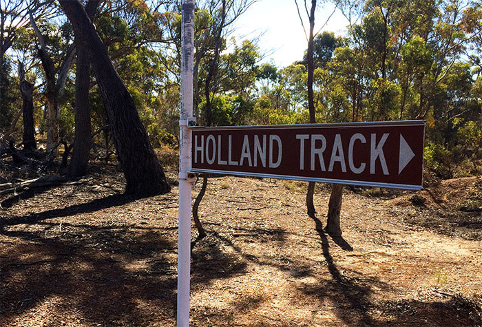 Holland Track street sign
