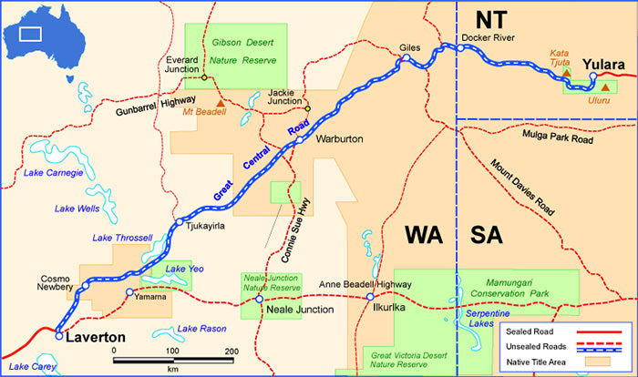 great central road map