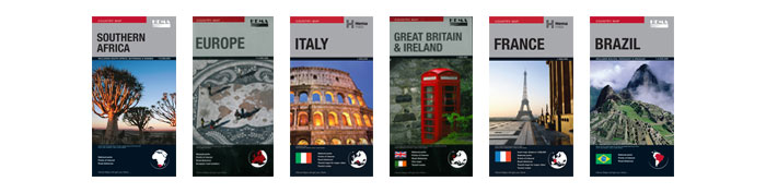 An array of Hema International Maps