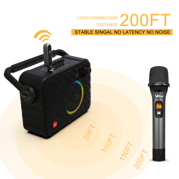 vegue karaoke machine portable