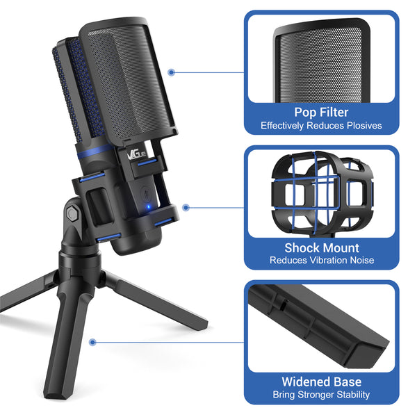 Vegue Vm30 Usb Gaming Microphone Vegue Portable Karaoke Machines Wireless Usb Microphones