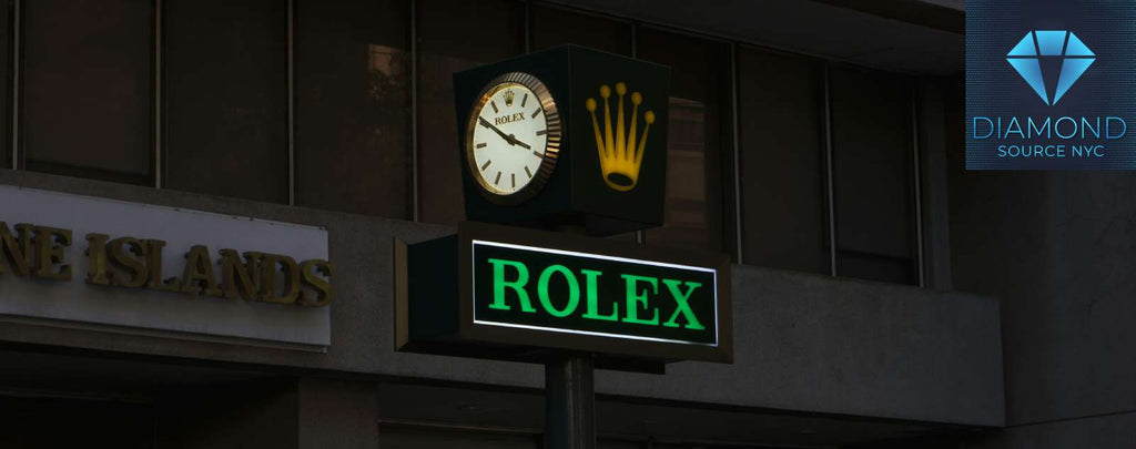 Storefront of an authorized Rolex dealer