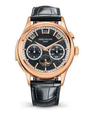 Patek Philippe Grand Complications Rose Gold 5208R-001 with Ebony Black Sunburst dial