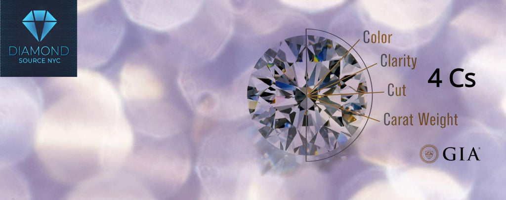 A close-up image of various diamonds with magnified views highlighting their cut, clarity, and color.