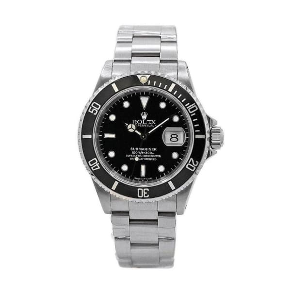 Rolex Submariner Date Stainless Steel w/ Black Dial & Rotatable Bezel