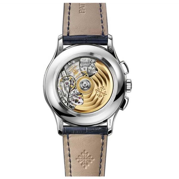 luxury watch Patek Philippe Complications Blue Dial Annual Calendar Platinum Mens Watch
