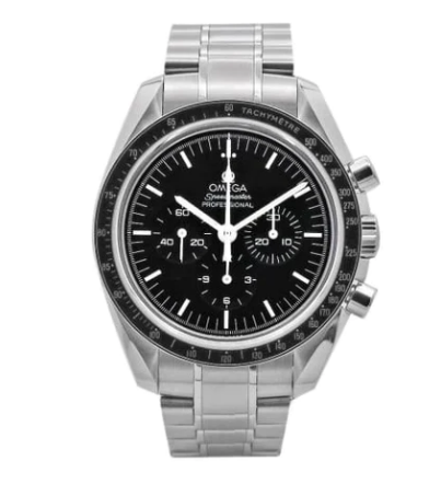 Omega Speedmaster Professional Legendary Moonwatch 42, Stainless Steel, Black dial,