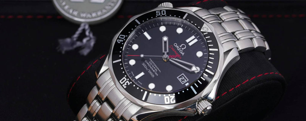 An Omega Seamaster professional diver 300M watch