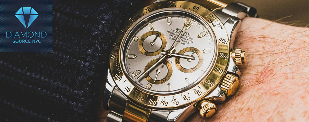 A photo of a person confidently wearing an affordable Rolex watch.