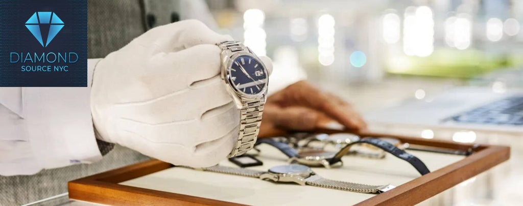 Professional Watch Appraiser Examining Luxury Watch - Selling Watches Guide