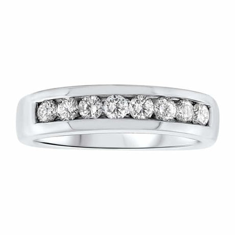 14kt White Gold Channel Set Men Diamond Wedding Band 1.72ct Diamonds 921085