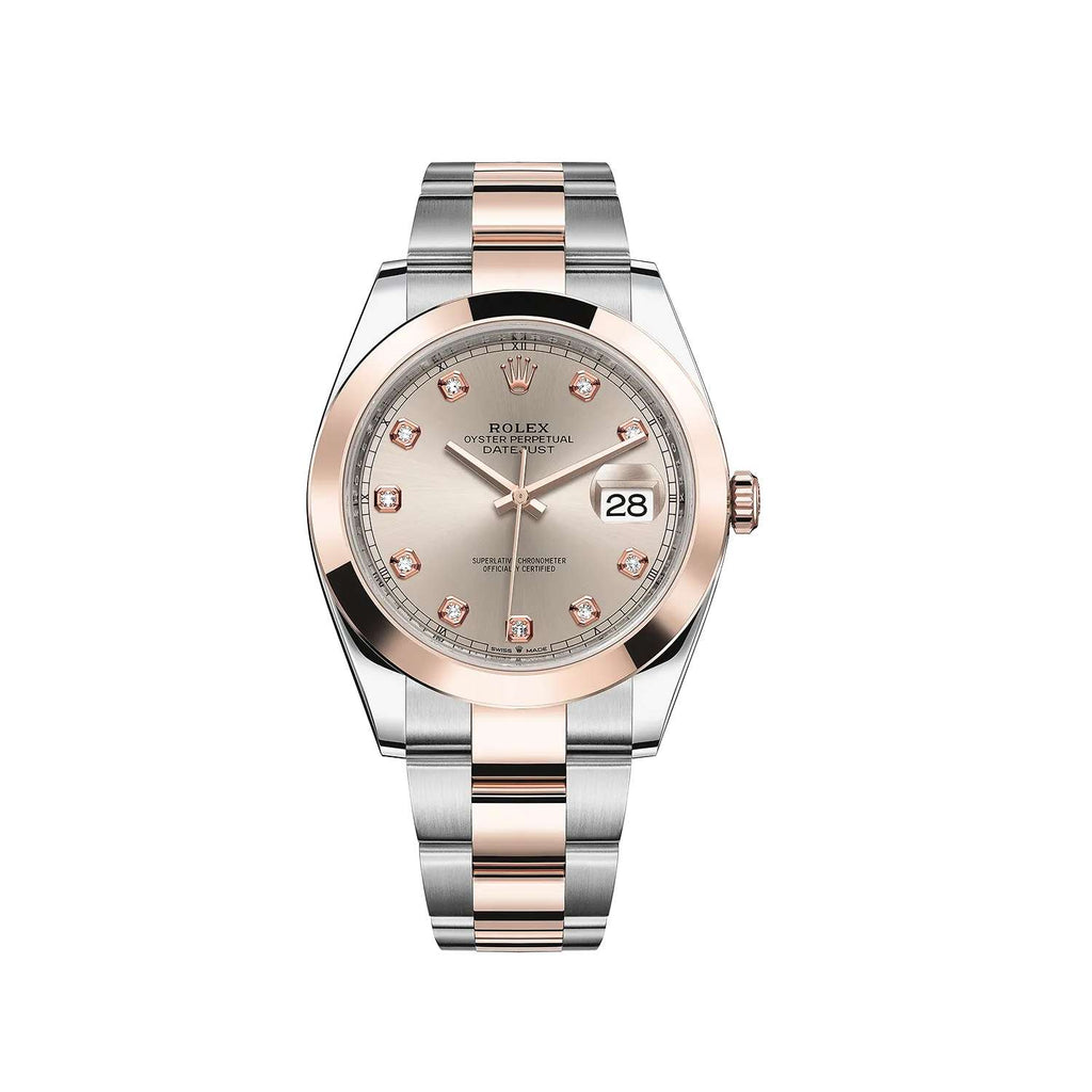 Rolex oyster perpetual datejust everose outlet gold