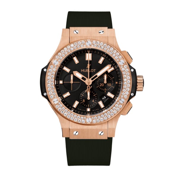 HUBLOT BIG BANG ONE CLICK SANG BLEU KING GOLD GREY DIAMONDS 39 MM WATCH  465.OS.7048.VR.1204.MXM20 / NEW