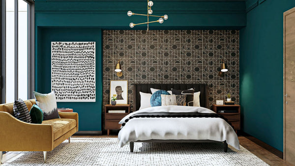 How do you combine colors to decorate a room?