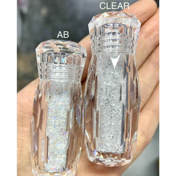 Champagne - Crystal Pixie - nails art 3D - VRISHAN