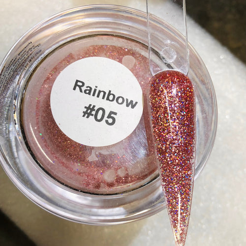 Glitter Acrylic Powder Nails - Rainbow Collection #06 – Scarlett Nail  Supplies