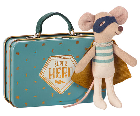 Maileg Super mouse in a tin case