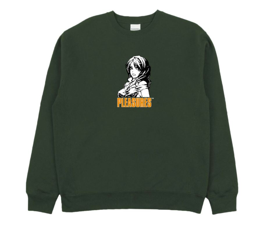 HEROINE PREMIUM CREWNECK - ALPINE GREEN