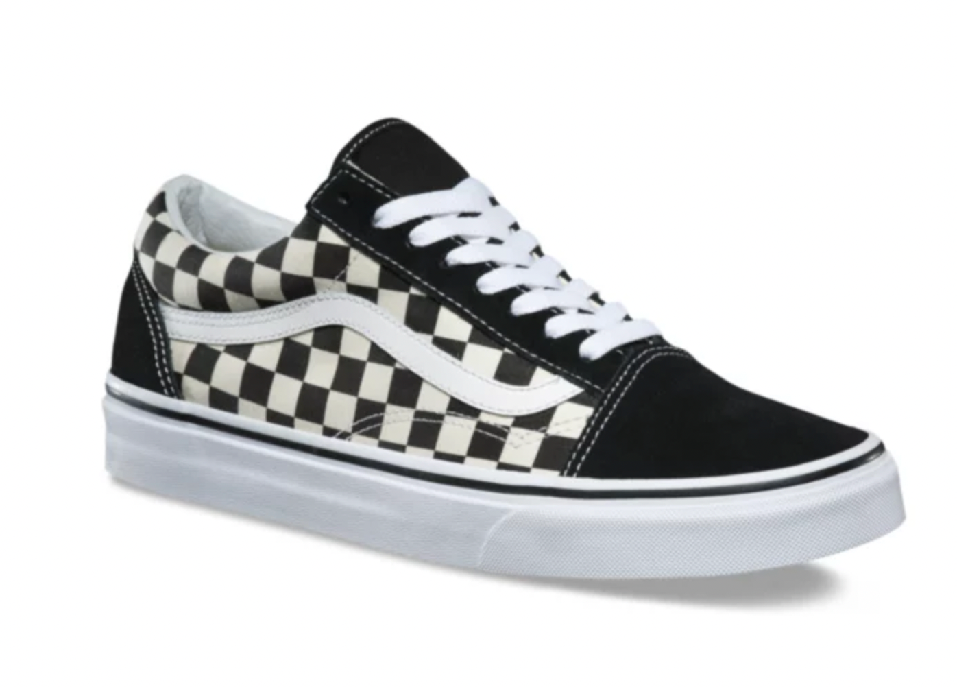 PRIMARY CHECK OLD SKOOL - BLACK/WHITE – COSMOTOG