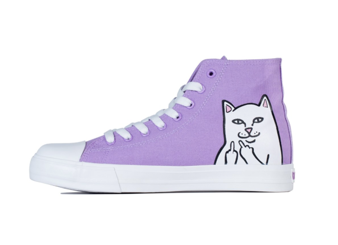 LORD NERMAL HIGH-TOP SHOES - LAVENDER 