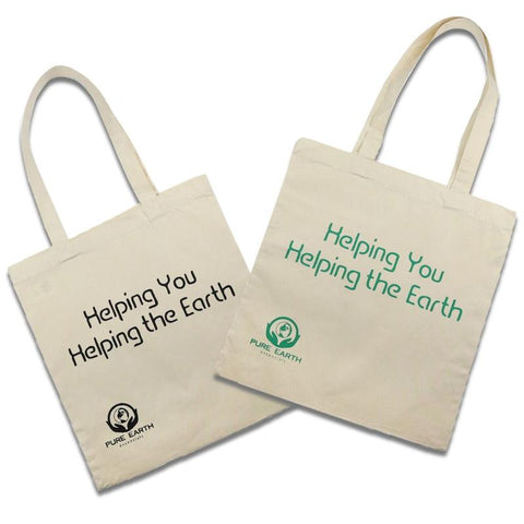 Pure Earth Cotton Tote Bags