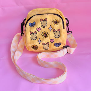 Yellow Rabbit Corduroy Bag - Veestoria Shoppe 