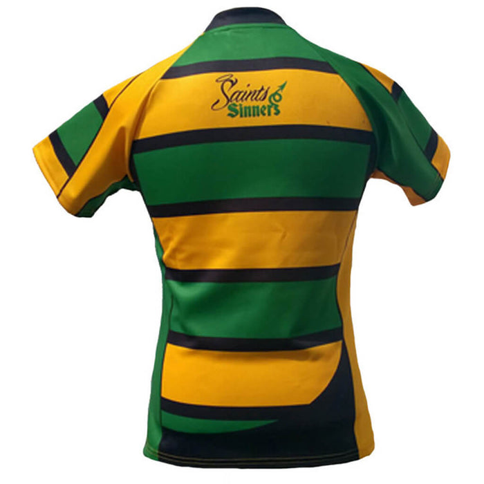 hooped rugby shirt