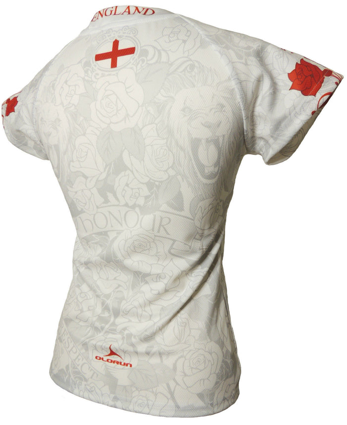 Olorun Women S Honour England Rugby Shirt White Fast Delivery