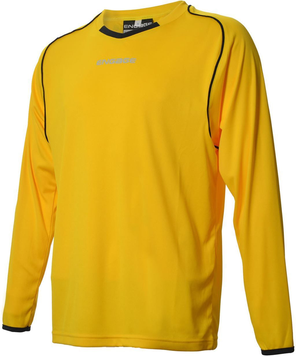 Football Shirts, Soccer Shirts, Engage Football Shirt - Yellow/Black ...