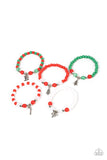 Paparazzi Accessories Children's Starlet Shimmer Christmas Bracelet Kit 5 for $5.00